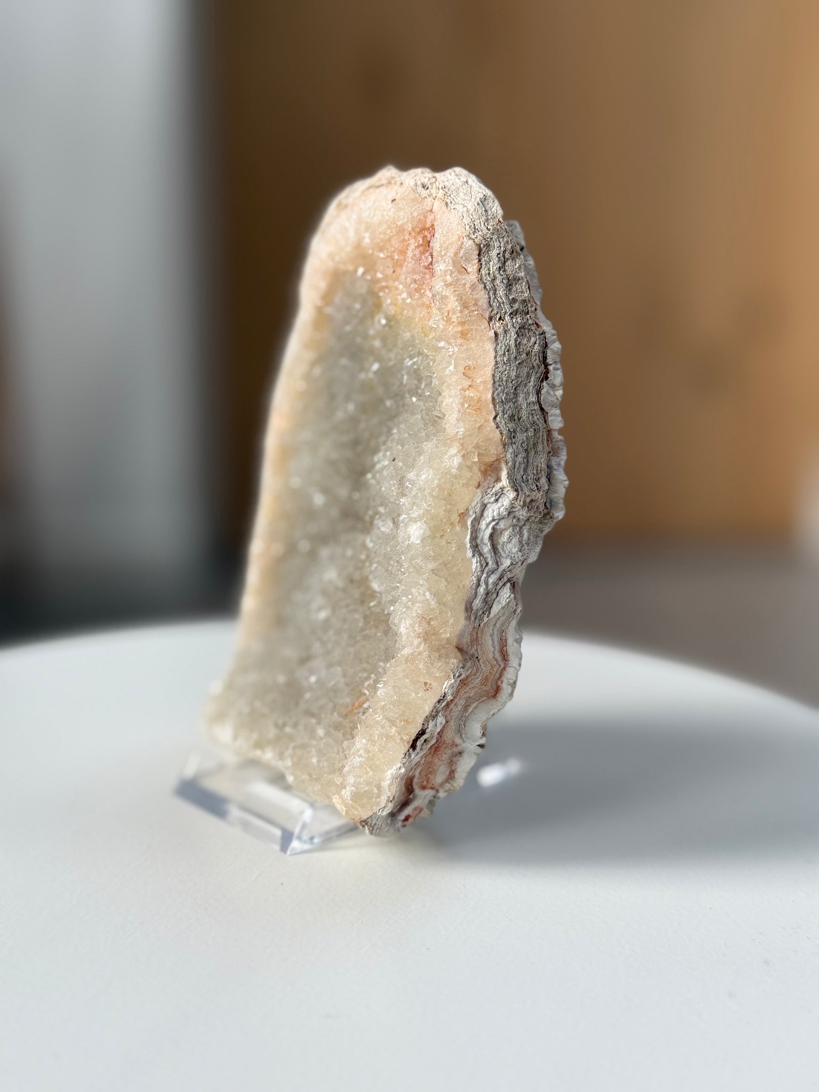 Bergkristal geode