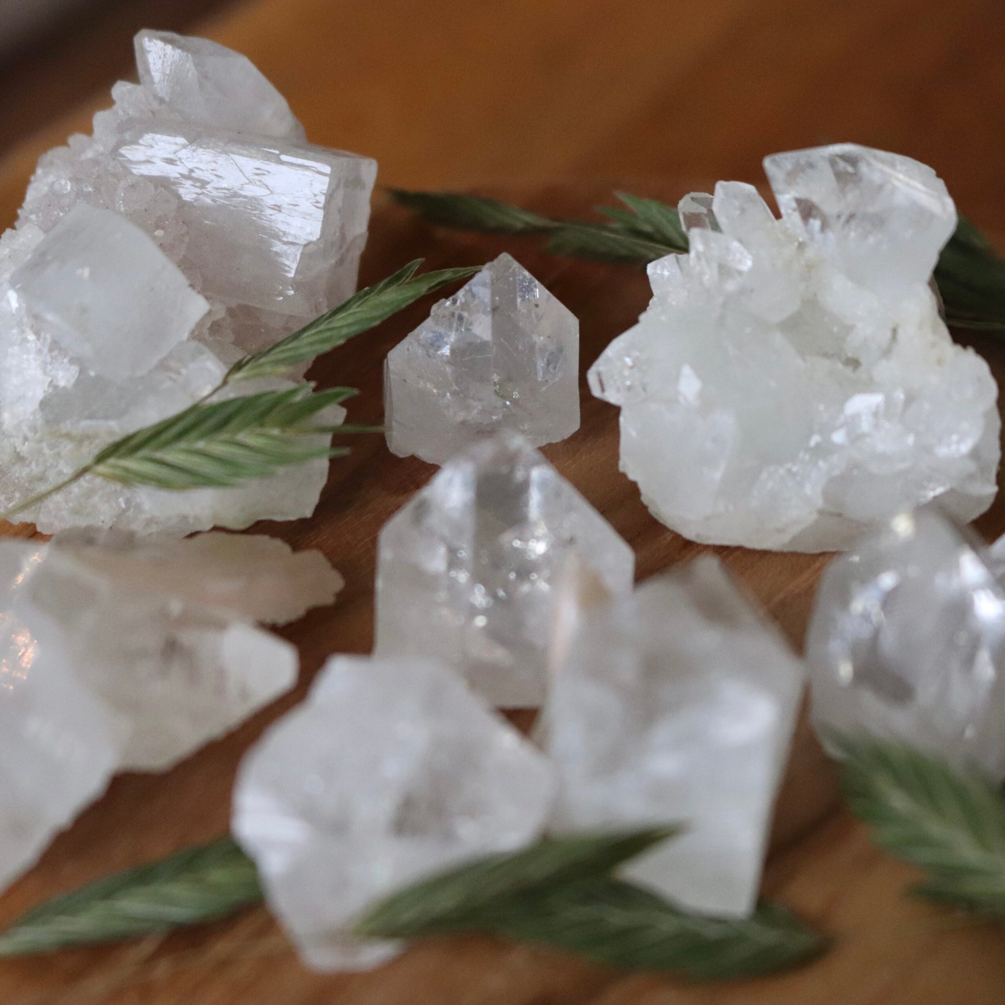 Apofylliet punten ruw