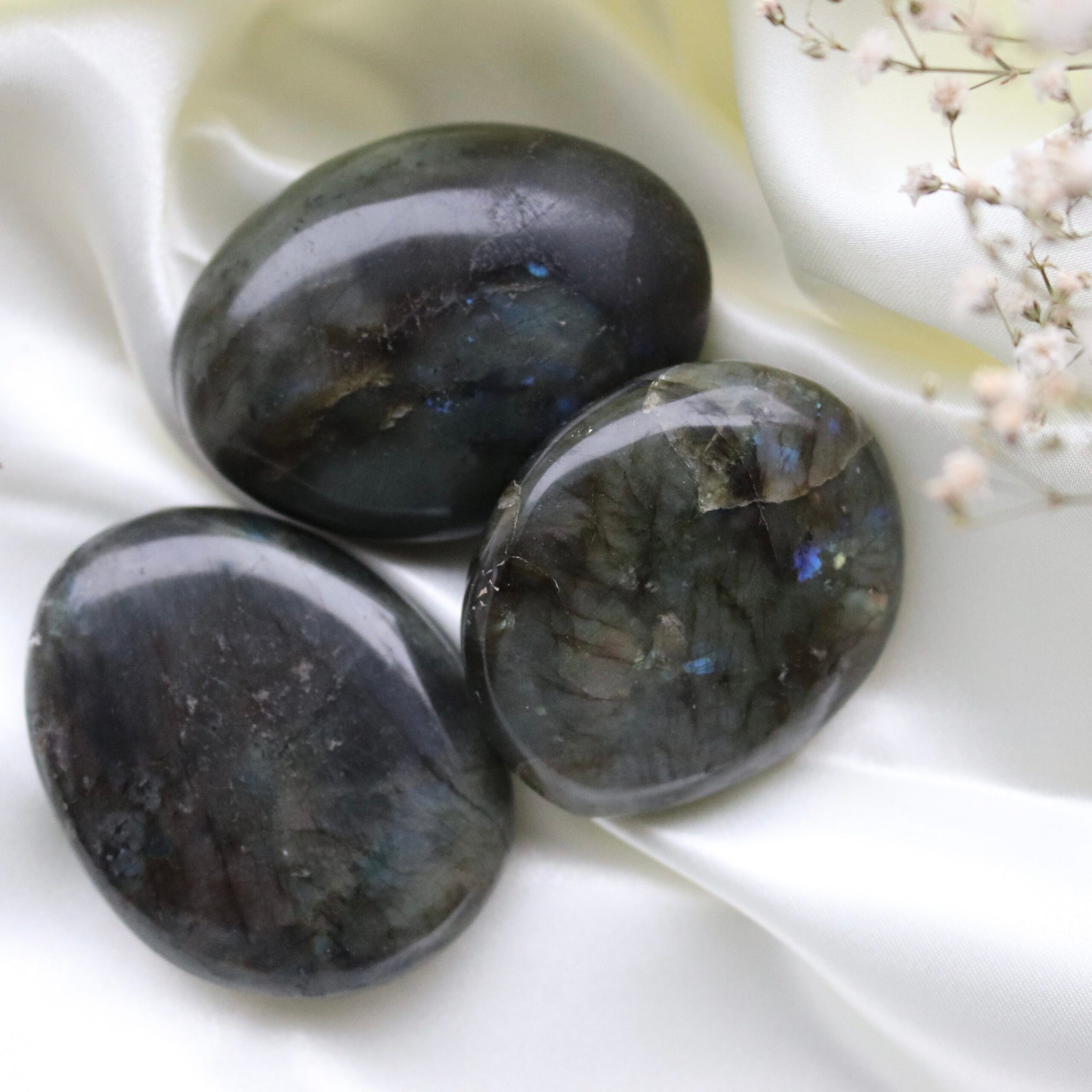 labradoriet gepolijst zorgstoel