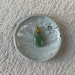 Groene aventurijn hanger