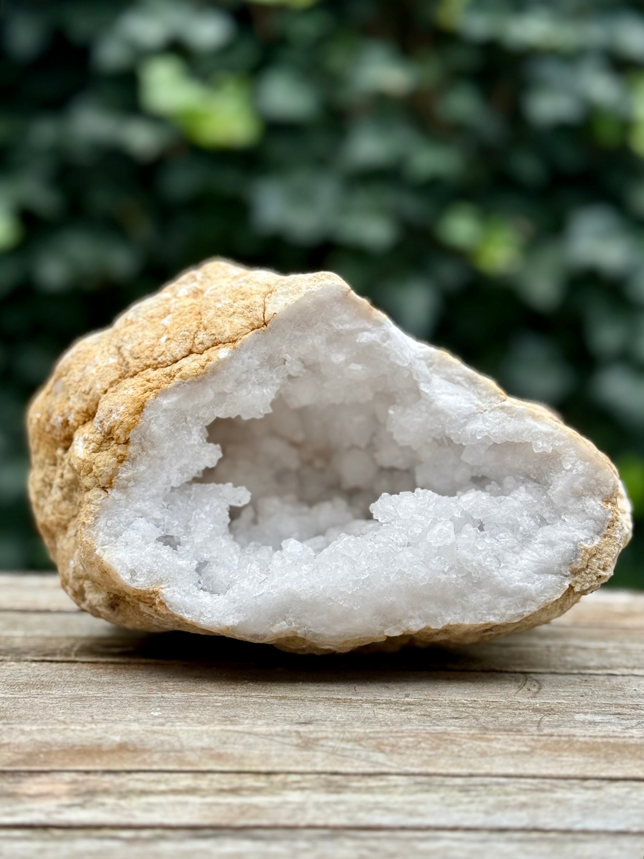 Kwartsgeode met drusy-kristallen
