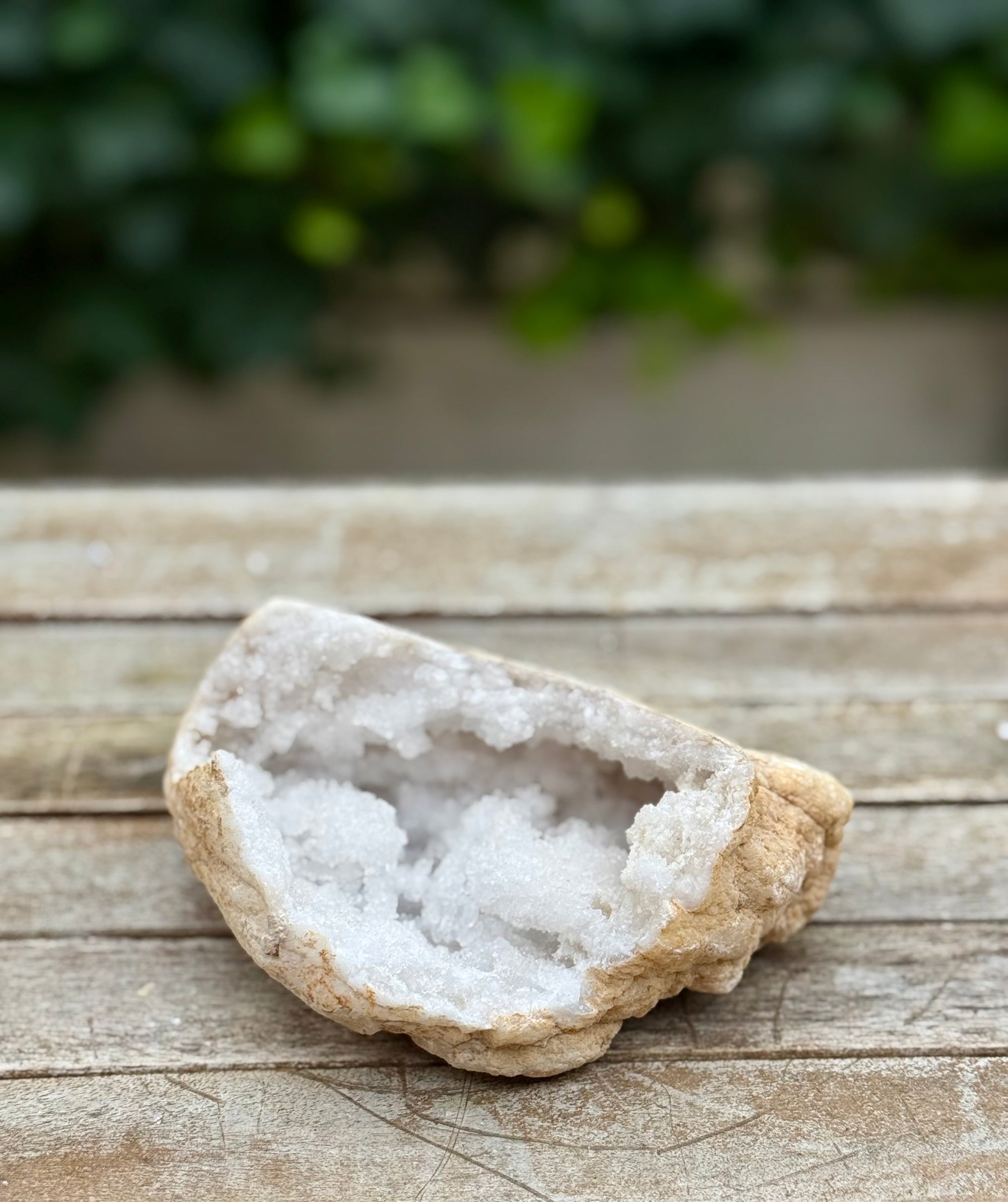 Kwartsgeode met drusy-kristallen